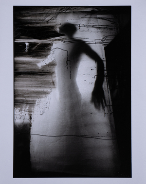 Pulse, 2022 (oil on silver gelatin print)