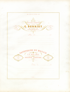 Elegant Letterheads for Business Correspondence (print)