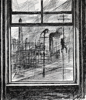 Confused network of telegraph cables, 1881