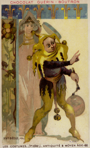 Fool, 14th Century (chromolitho)