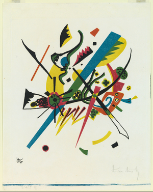 Kleine Welten I [Small Worlds I], 1922 (color litho on Japanese paper)