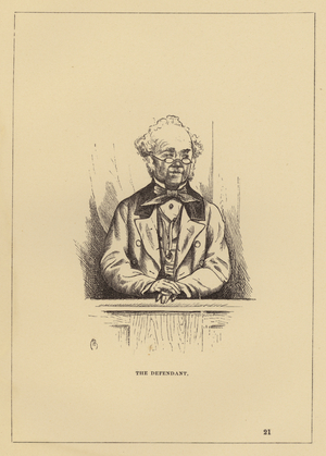 London People, At Westminster: The Defendant (engraving)