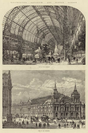 Westminster Aquarium and Winter Garden (engraving)