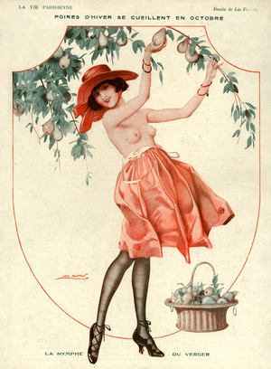 La Vie Parisienne Magazine Plate, France, 1910s (print)