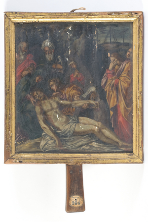 Completion on the dead Jesus Christ, c.1500-1550 (tempera and oil on table)