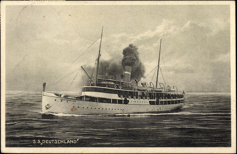 S S Germany in motion, Hamburg America Line