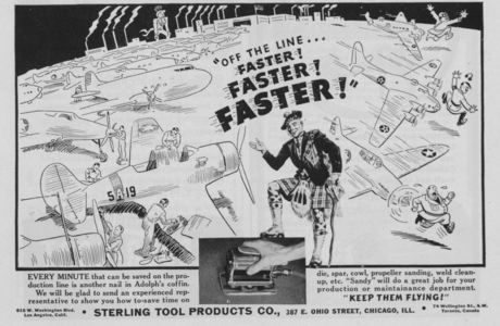 World War II Advertisement - Sterling Tool Products Company, Chicago, Illinois