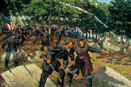 Hold the Ground at all Hazards 1862, 1995 (oil on linen)
