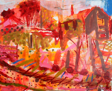 Garden # , (acrylic on paper)