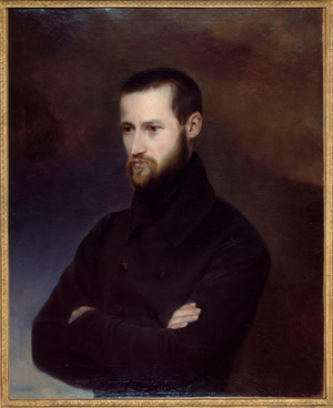 Portrait of Auguste Blanqui (1805-1881), politician, circa 1835 (oil on canvas)