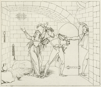 Illustration for Goethe's Faust (engraving)