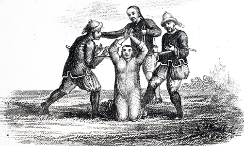 Prostitute being punished, 1813