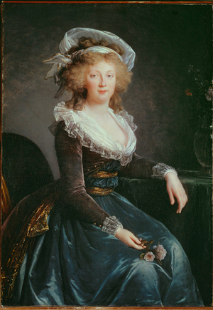 Maria Theresa of Bourbon, wife of Louis de France, non-reigning son of Louis XV …