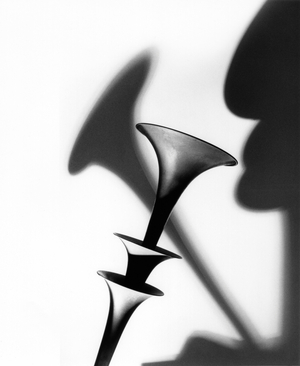 Artistic picture of trupmet and trombone.