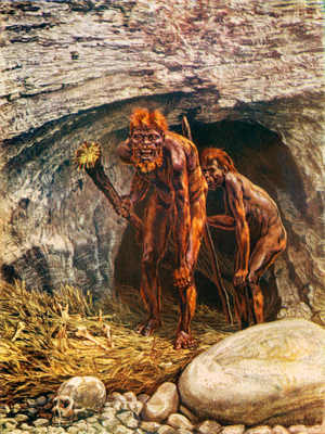 The last of the ogres (colour litho)
