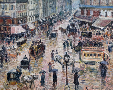 La Place du Havre, rain effect, ca. 1897 (Oil on canvas)