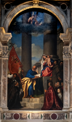 Madonna Pesaro, 1519-26 (oil on canvas)