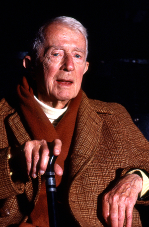 Paul Bowles in Paris, 1994. PB, American author, translator and composer, 30 December 1910 - 18 November 1999.