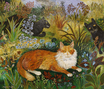 The Cats Commission, 2017 (acrylic)