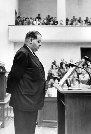 Dr. Philipp Auerbach, 1949 (b/w photo)