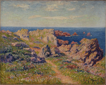 Nice weather at Pern (Ouessant Island), in 1901 (oil)