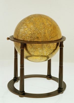 Celestial globe from Isfahan, Iran. Incised bronze ...
