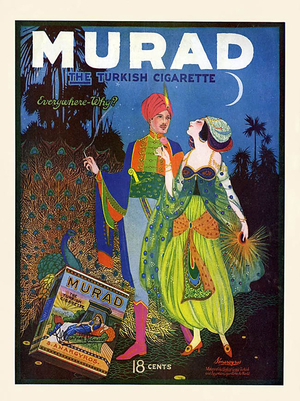 Murad Magazine Advert, USA, 1918 (print)