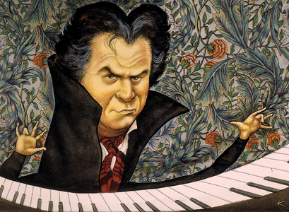 Gary Oldman, 1992 (acrylic on illustration board)