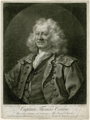 Captain Thomas Coram (engraving)