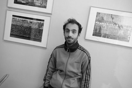 Portrait of Elyot Milshtein, 2021 (b/w photo)