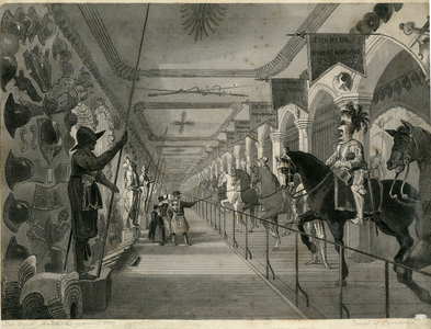 Tower of London, The Great Horse Armoury, date unknown (engraving)