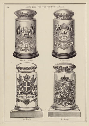 Illustration for S Maw, Son & Thompson’s  medical catalogue, 1891 (engraving)