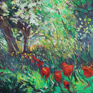 Tulips and Woodland