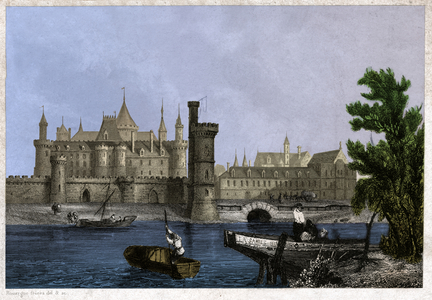 Old Louvre. (engraving, beginning 19th century)