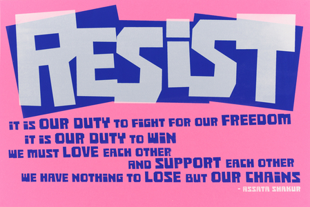 Resist, 2017 (screenprint)
