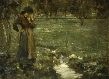 The Whispering Brook (oil on canvas)