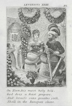 Sundry Feasts, Before Christ 1490 Years, Leviticus XXIII (engraving)