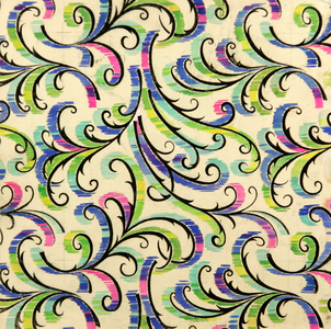 Textile design, 1955 (gouache on paper)