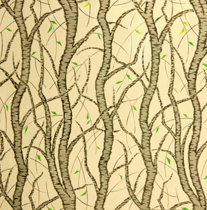 Textile Design, 1958 (gouache on paper)