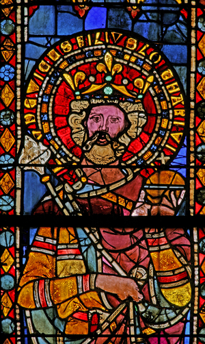 Window w7 depicting Louis, son of Lotharius "VI"? (stained glass)