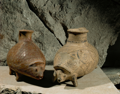 Two rhytons in form of hedgehogs …