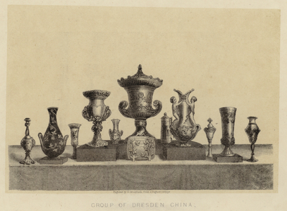 Group of Dresden China, II (litho)