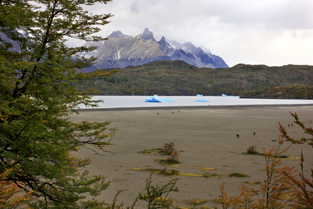 Icebergs, Patagonia, Chile (photo)