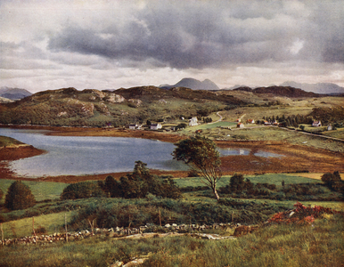Badachro village, Gairloch, Ross-shire (colour photo)