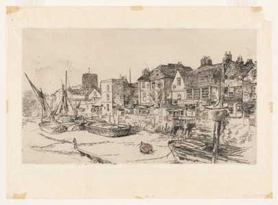 The 'Adam and Eve', Old Chelsea, 1879 (etching; ink on paper)