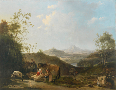 Landscape with Figures, 1787 (oil on canvas)