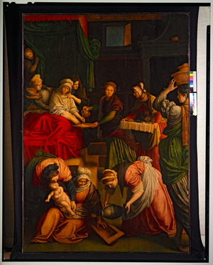 Christ in the House of the 100 Marys, 17th century (painting)