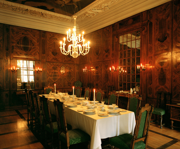 Dining-hall at the Wolfenbuettel Water Castle, Germany (photo)