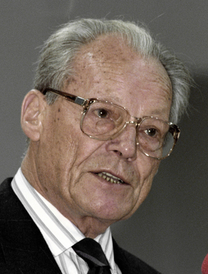 Willy Brandt, SPD, 1990 (photo)