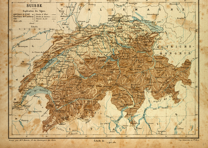 Map of Switzerland